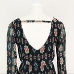 Forever 21  Contemporary Geometric Patterned V-Neck Dress | Size XS Photo 5