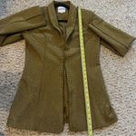 I am gia I. AM. Gia Mariah Blazer Gold Structured Rhinestone Blazer Jacket Size L  NWOT Photo 8