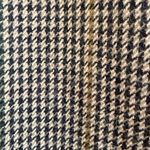 Vintage Classic Houndstooth Alpaca Wool Skirt Size 12 Black Photo 1