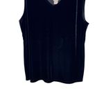 Chico's Women's Outfit Sets Sleeveless V-Neck Stretch Pants Black Sz. 1 Sz. 2 Photo 3