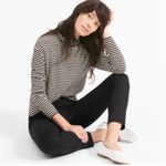 Everlane The Stretch Black Ponte Skinny Ankle Pants Size 6 Photo 3