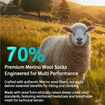 Unisex Merino 70% Wool Mid Photo 2