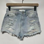 Kancan Estilo XS Distressed Pastel Thread Denim Cut Photo 11