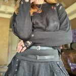 Sexy Gothic Shredded Pullover Sweater Size M Photo 4