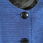 Jones Studio  Separates Blue Blazer Woman's 4 Black Buttons Career Corpcore Party Photo 4