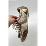 COACHKinsley Q986 Metallic Tan Brown Signature Stripe‎ Sneaker Women's - Size 5M Photo 9