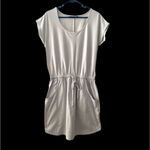 The North Face  Striped Blouson Dress Womens Size S/P Waist Tie Short‎ Sleeve Photo 2