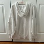 Aerie  White Oversized Full Zip Hoodie Photo 2