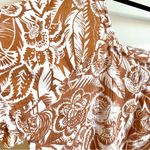 Wonderly Terracotta Floral Gauze Top Photo 2