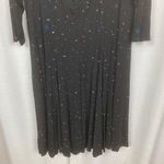 Torrid Super Soft Black Star Print Skater Mini Dress Sz.1 Photo 8
