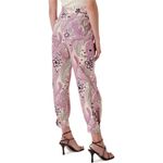 Derek Lam  10 Crosby Atticus Floral Tapered Linen Utility Pants Pink Womens Size Photo 4