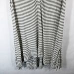 Free People We the Small Tunic Striped Henley Top Gray White Knit Pearl 407 Photo 7