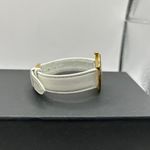 L. A. EXPRESS MOTHER OF PEARL LADIES LOGO WATCH White Leather Strap Photo 7