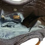 The Sak NWT Vintage Ashbury Heights Navy Blue Crochet Top Handle Bag Handbag Photo 3