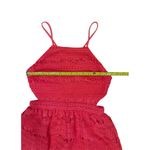 Chelsea & Violet Women's Pink Crochet Lace Halter Dress Size S Photo 7