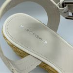 Marc Fisher Burian Ivory Faux Leather Platform Wedge Sandals Shoes NWOB size 10 Photo 12