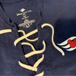 Disney  Spirit Jersey Cruise Sz Small Navy Blue W/Laces Photo 4