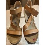 Blowfish Malibu Tan Cork Platform Sandals Women's Size 11 Photo 1