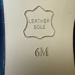 Talbots  blair ballet flats indigo blue multi plaid women's size 6M leather sole Photo 9