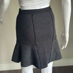 Sandro  Paris Jacquard Ruffle Textured Skirt Size 1 Photo 4