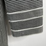 Escada Sz 36 US 6 Blazer Jacket Margaretha Ley Wool Silk Black Check One Button Photo 1