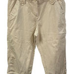 Sandro  Womens 12 Tan Capri Cargo‎ Shorts Cotton Summer Beach Vacation Designer Photo 0
