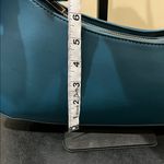 Gramercy & Grand | Vegan Shoulder Bag with Scarf Accent Blue Photo 5