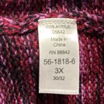 Woman Within  women’s multi marble open cardigan sweater 3X (30/32). Photo 3