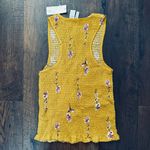 Japna  gold with floral tan top, size M, NWT Photo 1