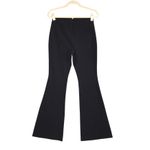 Anthropologie Essential Flare Pant Sz 4 Black Classic Stretch Office Business Photo 3