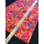 Maison D'amelie Floral Button Front Skirt RedPinkBlue Orange Midi Womens Skirt M Red Size M Photo 4