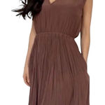 Wilfred Aritzia - Almeida V Neck Satin Mini
Dress Sz S Photo 0