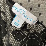 Boutique  Embroidered Lace Kimono Duster Top Photo 8