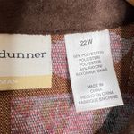 Alfred Dunner  Multicolor Tapestry Zip Up Vest Women’s Size 22W Fall Botanical Photo 2