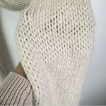 Calme Alpaca Wool Chunky Knit Scarf Ivory‎ Photo 6