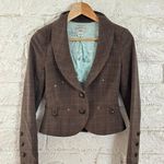 Guess Elegant layered blazer jacket with tartan lining from the  S/PBrown collection* Photo 1