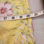 Ralph Lauren Lauren  Yellow Floral High Waisted Linen Vintage Shorts 6 Photo 8