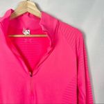 Under Armour  Neon Pink Quarter Zip Athletic Jacket M Photo 2