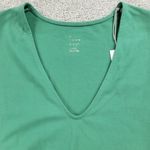 A New Day Womens Bodysuit XL Green V Neck Sleeveless Undershirt Stretch New Photo 2
