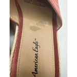 American Eagle faux suede Pink platform slide Sandals women's Size 7 Photo 8