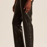 Abercrombie & Fitch Vegan Leather The Ankle Straight Ultra High Rise Pant 28 6s Photo 4