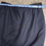 Pendleton Vintage Lined Black Virgin Wool Pencil Skirt 8 Academia Office Classic Photo 7