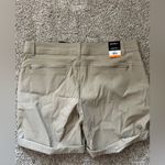 Eddie Bauer Rolled Hem Bermuda Short NWT Women's Tan Casual Shorts Photo 4