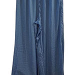 ZARA  Women's Wide Leg High Waisted Pants Blue Size L Casual Photo 0