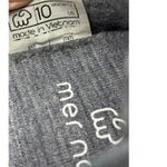 Merinos Womens 10 Shoes Casual Gray Wool Knit Ballet Flats Photo 3