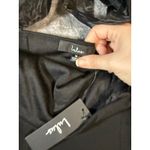 Lulus NWT Size Medium Black Tie Strap Bodysuit Women Top Chic Classic Stretch Photo 6