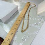 Boutique VTG Wheat chain or foxtail chain flat lay necklace. Approximately 22” long. Photo 4