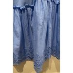 Urban Outfitters Blue Mumu Puff Short Sleeve Square Neck Maxi Dress Photo 5