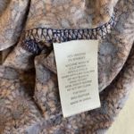 Dalia Blue Orange Floral Sunflower Round Neck Tee Shirt Blouse Womens Medium Photo 5