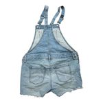 Isabel Maternity by Ingrid & Isabel Denim Shortall size 6 Blue Overall Shorts Photo 3
